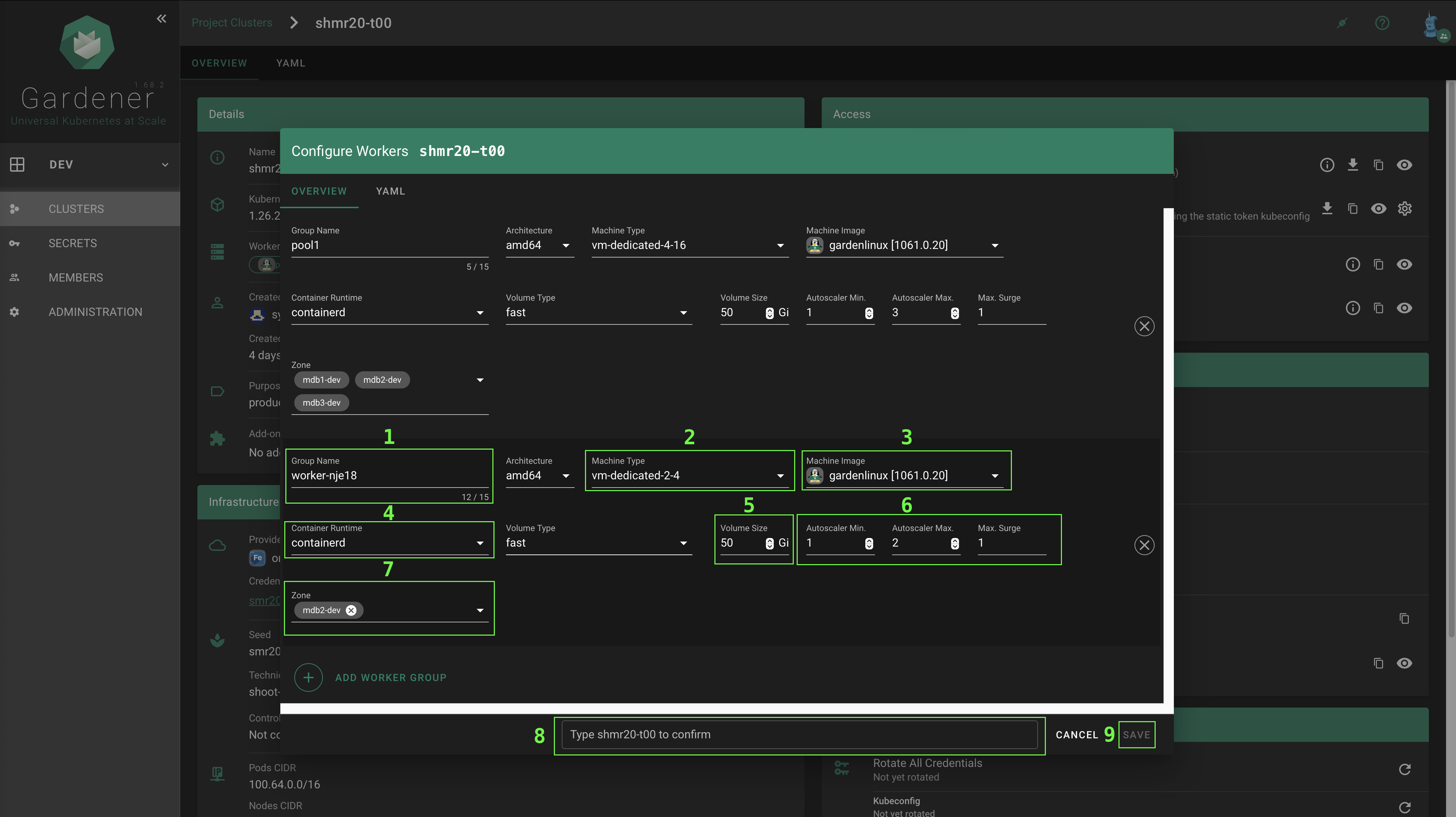 Shoot-worker-pool-management