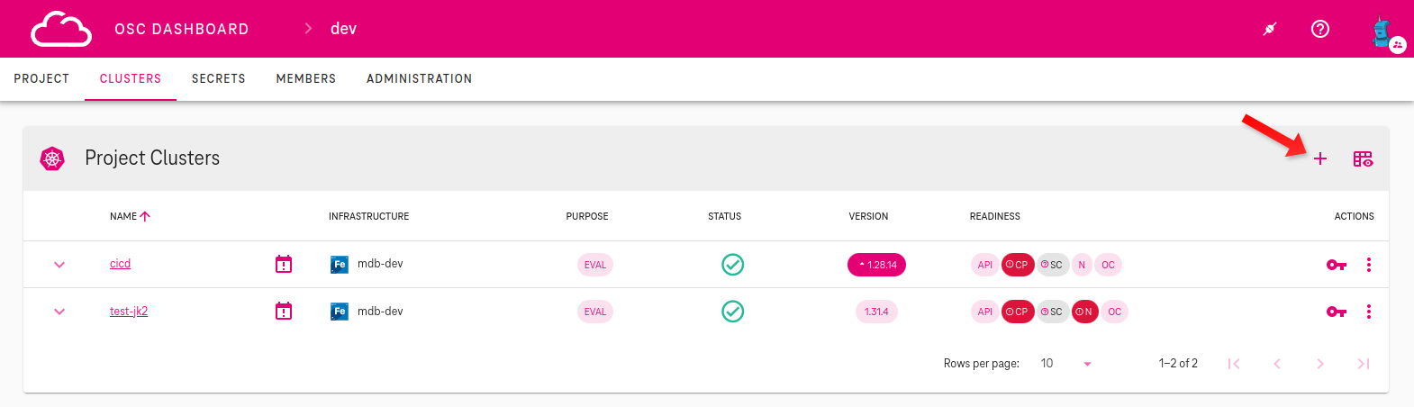 osc-create-cluster-plus-sign